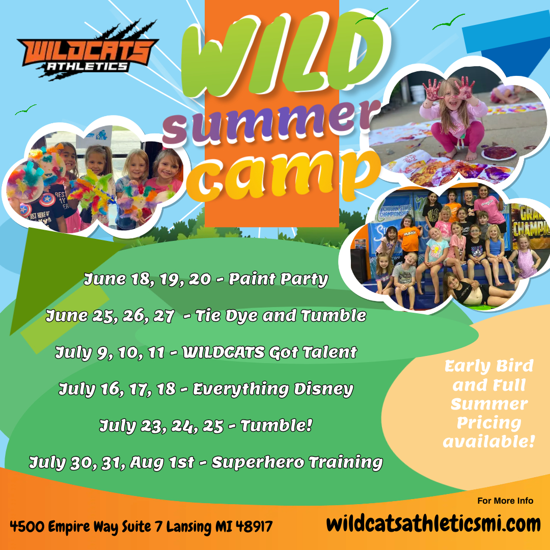 WILD Summer Camps are Back! Wildcats Cheer