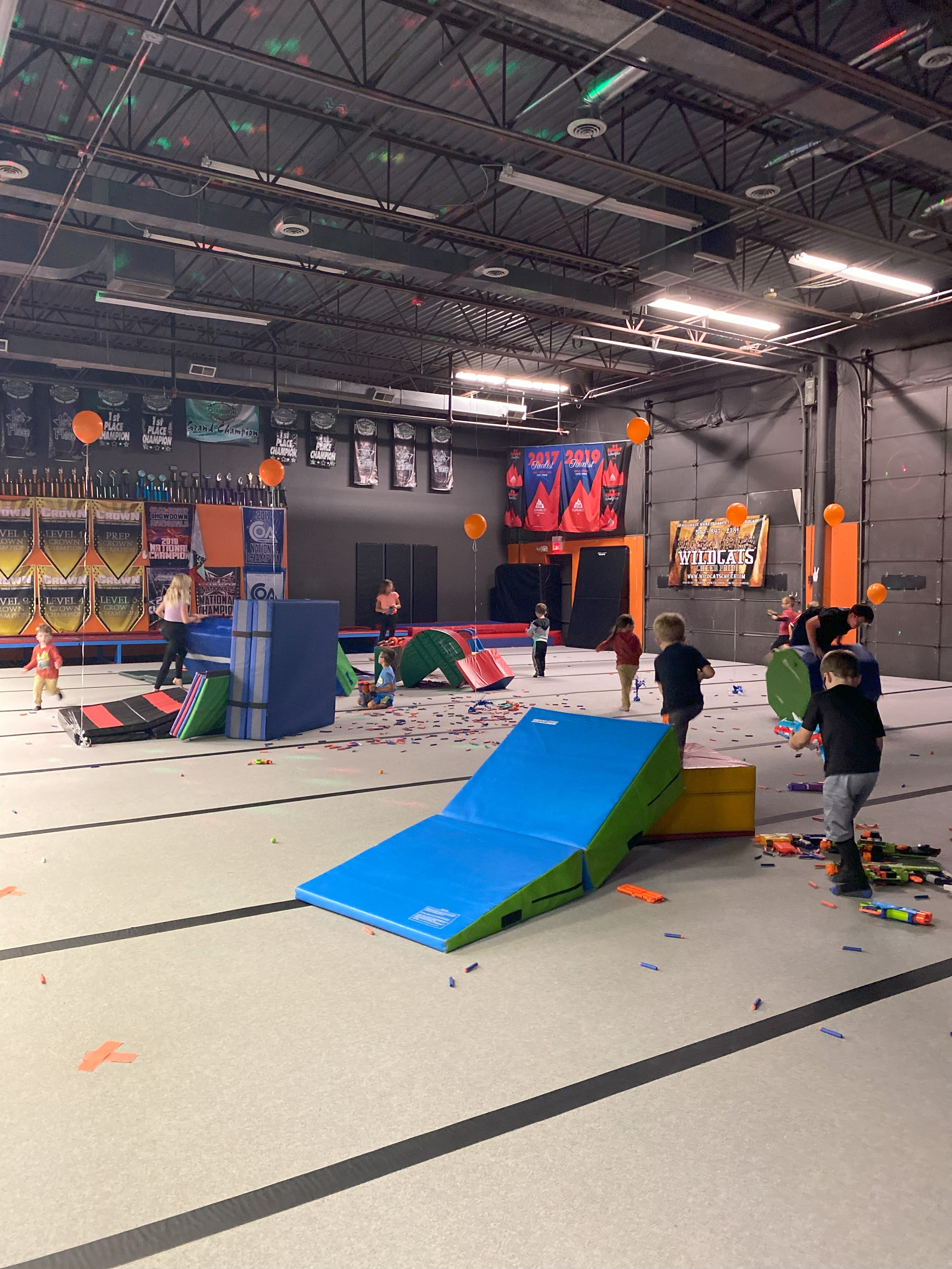 Nerf Birthday Obstacle Course