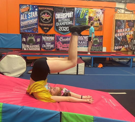 Cheer Tumbling Tuck