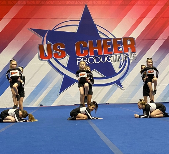 youth prep cheer stunt